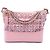 Borsa a tracolla Gabrielle Chanel Medium in tweed e vitello rosa