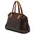 Borsa Satchel Louis Vuitton Monogram Rivoli MM Marrone - vista 2
