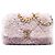 Chanel 19 Medium Flap Satchel aus rosa Shearling Pink