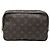 Borsa Clutch Trousse Toilette 23 Monogramma Louis Vuitton Marrone