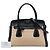 Prada Satchel-Tasche aus beigem Canvas mit bicolor Saffiano-Lederbesatz - Ansicht 7