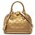 Bolsa Louis Vuitton Monogram Vernis Alma BB Dourada Dourado
