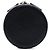 Bolsa Vanity Chanel Mini CC em pele de cordeiro acolchoada preta com corrente redonda Preto - vista 3