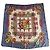 Hermès Carré 90 "Les Rubans du Cheval" Pañuelo de Seda Castaño Rosa Multicolor Beige Verde Púrpura Amarillo