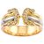 Cartier 2C #51 Ring aus drei Farben Gold mit Diamanten - Ansicht 2