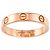 Anello Mini Love Cartier in oro rosa 18K - vista 2