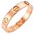 Anello Mini Love Cartier in oro rosa 18K - vista 4