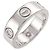 Anello Love Cartier in oro bianco 18K - vista 4