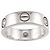 Anello Love Cartier in oro bianco 18K - vista 2