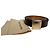 Louis Vuitton Monogram Leather Belt Brown Golden