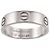 Bague Cartier Love Band en or blanc 18K #64 - vue 2