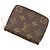 Porta-moedas Louis Vuitton Monogram Marrom