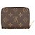 Porta-moedas Louis Vuitton Monogram Marrom - vista 3