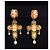 Dolce & Gabbana Orecchini a Croce con Cammeo e Perla Placcati Oro Bianco D'oro - vista 10