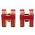 Hermès Hermes Pop H Stud Earrings Pink Golden