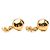 Orecchini a pendente a forma di diamante Chanel Coco Mark 1998 D'oro