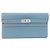 Hermès Cartera bi-fold Hermes Kelly Classic Azul