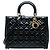 Borsa Christian Dior Lady Dior Cannage Large Nero