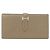 Hermès Cartera Hermes Bearn Soufflé Gris pardo