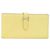 Hermès Hermes Bearn Soufflé Verso Wallet Yellow