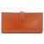 Hermès Cartera larga Hermes Bearn Soufflé Castaño Naranja - vista 2