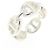 Hermès Chaine d'Ancre Enchainée Ring aus Sterlingsilber 925