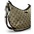 Borsa a tracolla Gucci monogramma GG in tessuto - vista 2