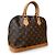 Borsa a mano Louis Vuitton Alma Marrone Pelle Oro D'oro - vista 2