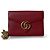 Clutch Gucci Marmont in pelle rossa Rosso