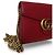 Clutch Gucci Marmont in pelle rossa Rosso - vista 3