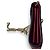 Clutch Gucci Marmont in pelle rossa Rosso - vista 8