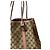 Borsa Tote Gucci Twins Rosa in Tela GG e Pelle - vista 2