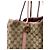 Borsa Tote Gucci Twins Rosa in Tela GG e Pelle - vista 3