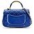 Chanel Carry Chic Flap Quilted Lambskin Small Blau - Ansicht 2