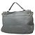 Borsa a mano e a tracolla Miu Miu in pelle grigio blu Marrone - vista 2