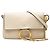 Borsa a tracolla Chloé Faye con logo impresso Beige