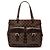 Bolso de mano Tote Louis Vuitton Damier Castaño