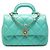 Timeless Borsa a tracolla con manico e catena Chanel Coco Mark Matelassé Arancione