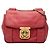 Chloé Elsie Umhängetasche aus rosa Leder mit Kette Pink