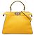 Fendi Peekaboo Selleria I.U Medium Handtasche Gelb