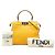 Fendi Peekaboo Selleria I.U Medium Handtasche Gelb - Ansicht 7