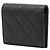 Portafoglio bi-fold Chanel Coco Mark Matelassé Nero - vista 2