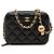 Bolso Camera Chanel Coco Mark Matelassé Negro Dorado