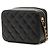 Bolso Camera Chanel Coco Mark Matelassé Negro Dorado - vista 2