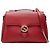 Borsa a mano Gucci Interlocking G Borsa a tracolla con catena Rosso