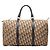 Borsa Christian Dior Dior Trotter Boston Bag Marrone Beige