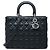Sac à main Christian Dior Cannage Lady Large Noir