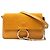 Borsa a tracolla Chloé Faye Giallo