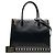 Autre Marque Saint Laurent Borsa Tote/Spalla 2-Way in pelle blu navy - vista 6