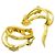 Orecchini Chanel Comet in diamanti e oro giallo 18K - vista 3